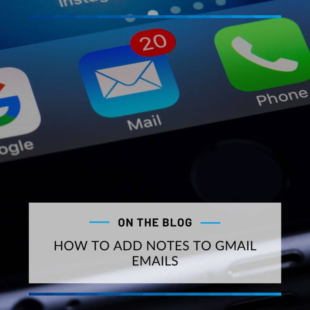 featured image for how to add notes to gmail emails.